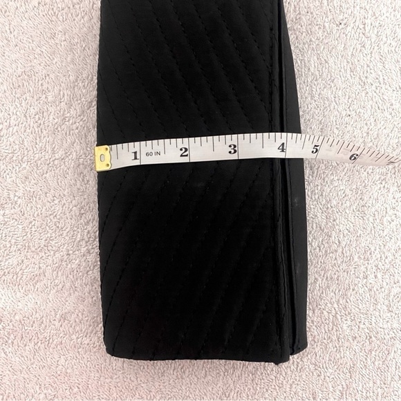 Neiman Marcus Women Evening Bag Envelope Clutch Purse Black EUC - Picture 7 of 8